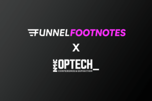 Text saying "FunnelFootnotes" with OPTECH logo