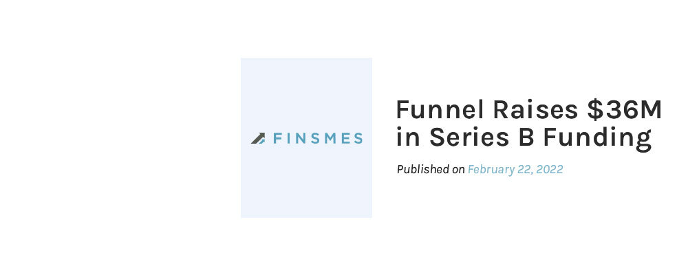 Funnel Raises $36M in Series B Funding