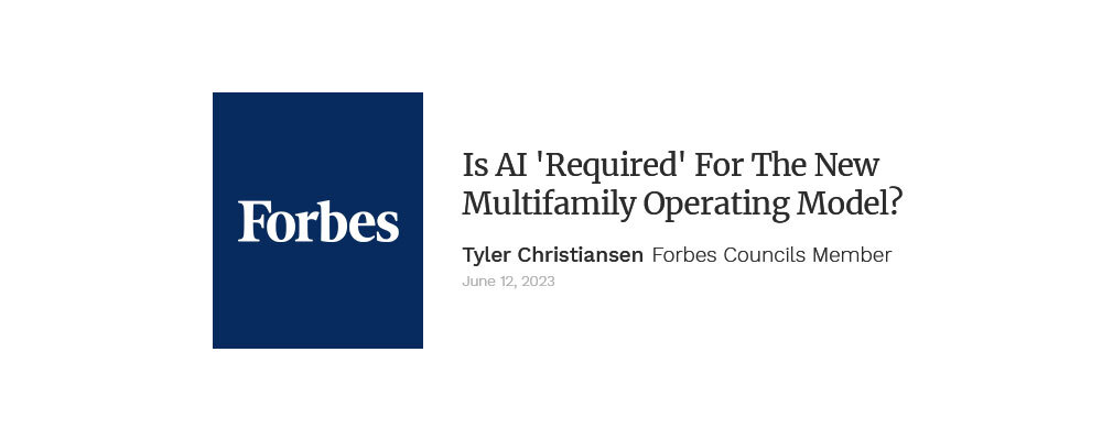 Is AI required in multifamily