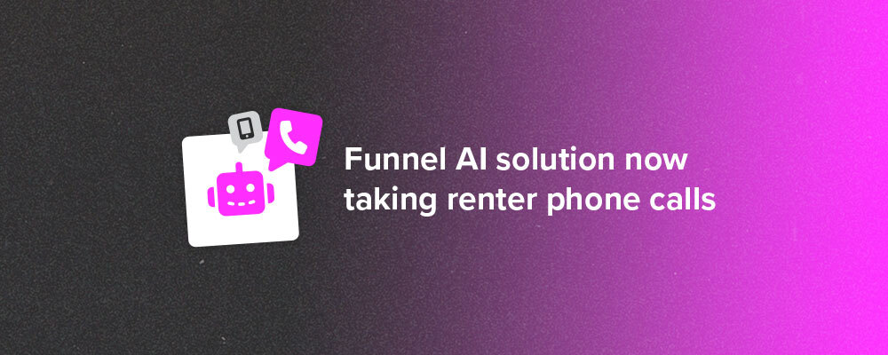 Funnel voice multifamily AI solution