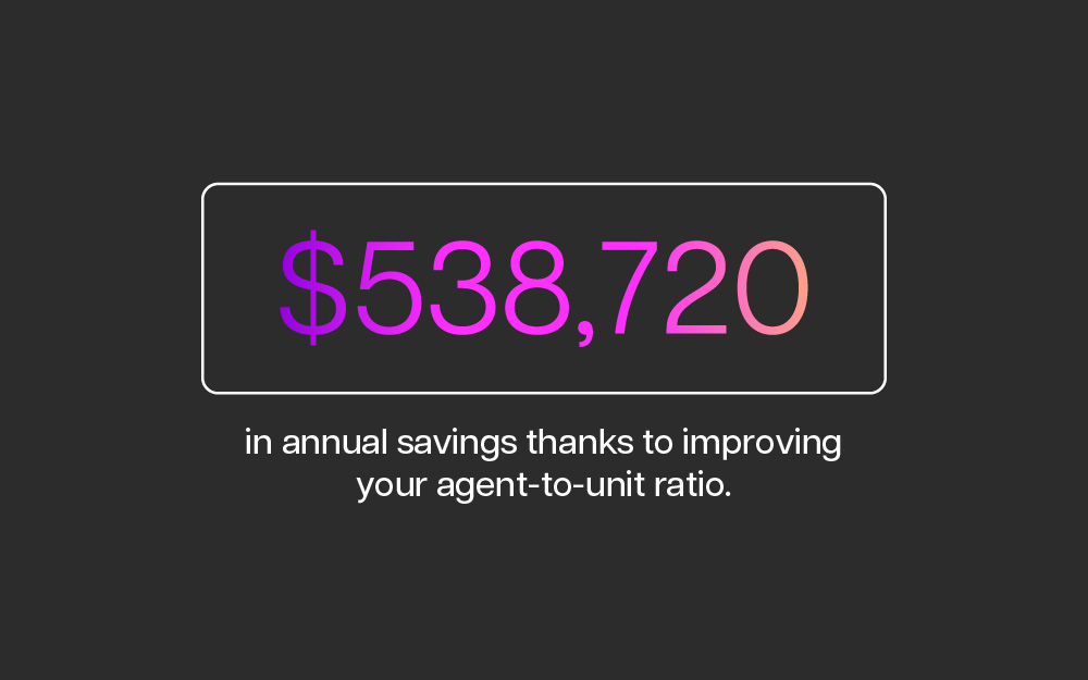 Agent-To-Unit Ratio Calculator