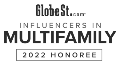 GlobeSt Influencers in Multifamily awards logo