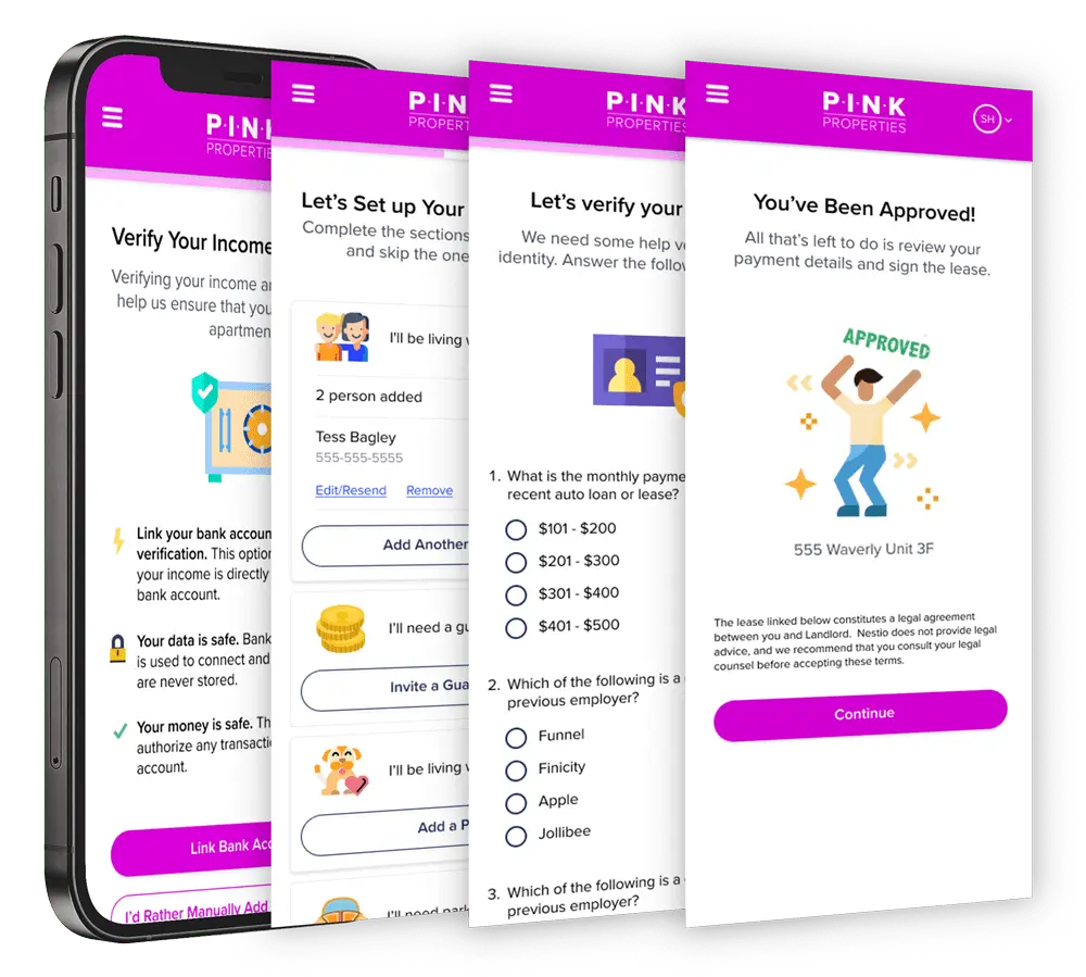 Multifamily online leasing