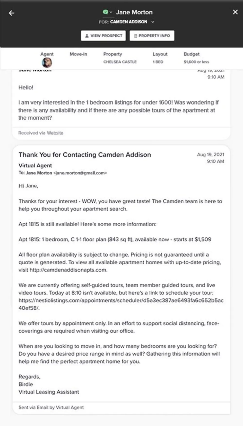 multifamily virtual assistant