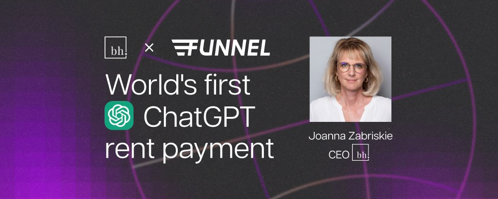 Funnel processes the world’s first rent payment inside ChatGPT