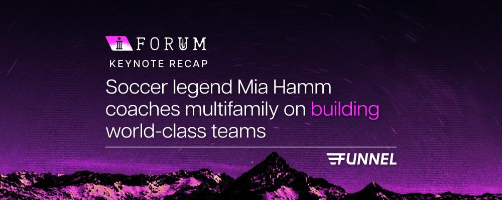 Forum recap | Soccer legend Mia Hamm coaches multifamily on building world-class teams